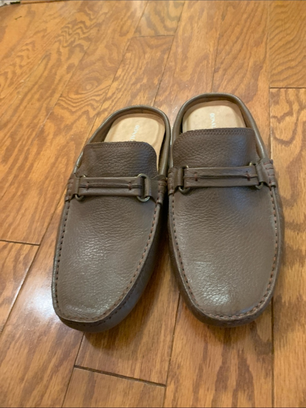 Donald J Pliner Mens Slip-On Leather Loafers